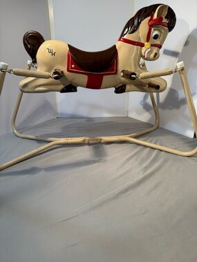 Vintage 1950’s wonder horse toy kids riding horse